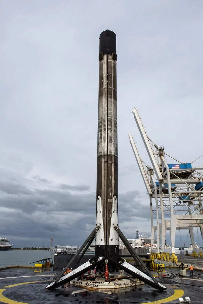 Falcon 9 B1048.4 после четвертого полета - SpaceX, Ракета, Илон Маск, Falcon 9, Длиннопост