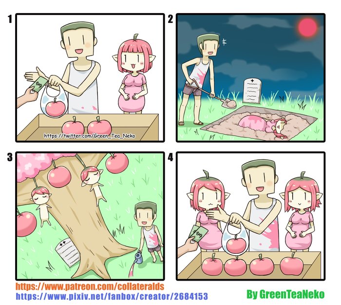 Seasonal Waifu GreenTeaNeko, , Anime Art