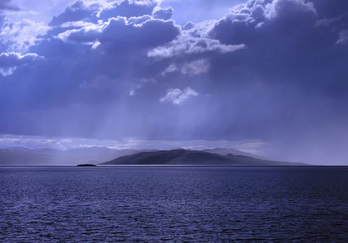 Altai. Lake Khindigtik-Khol. August. Storm. - My, Mountain Altai, The photo, Lake, Thunderstorm, Altai Republic