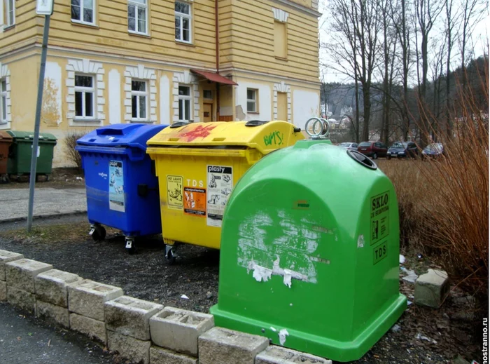 Eight types of bins: how waste is sorted in the Czech Republic - Czech, Waste recycling, Separate garbage collection, Renewable energy, Garbage, Ecology, Longpost