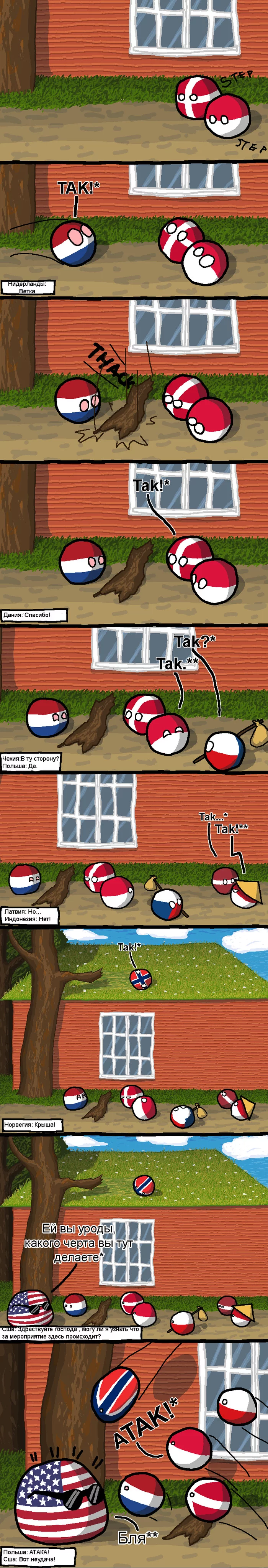 Similar words - Countryballs, Comics, Translated by myself, Foreign languages, Longpost