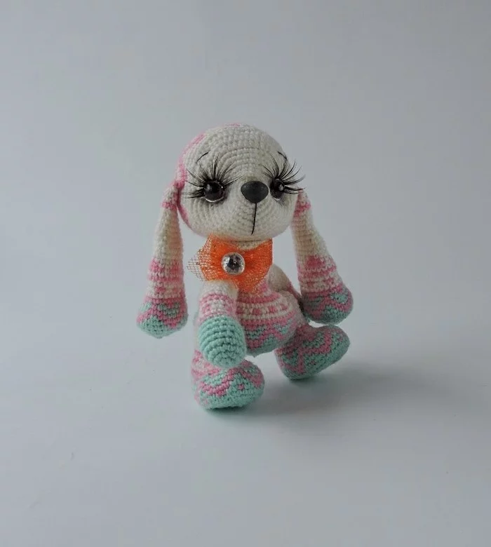 Jacquard - My, Amigurumi, Crochet, Longpost, Needlework without process, With your own hands, Jacquard, Hare