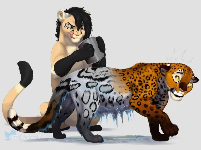 The secret is out! - Furry, Art, Furry feral, Tartii