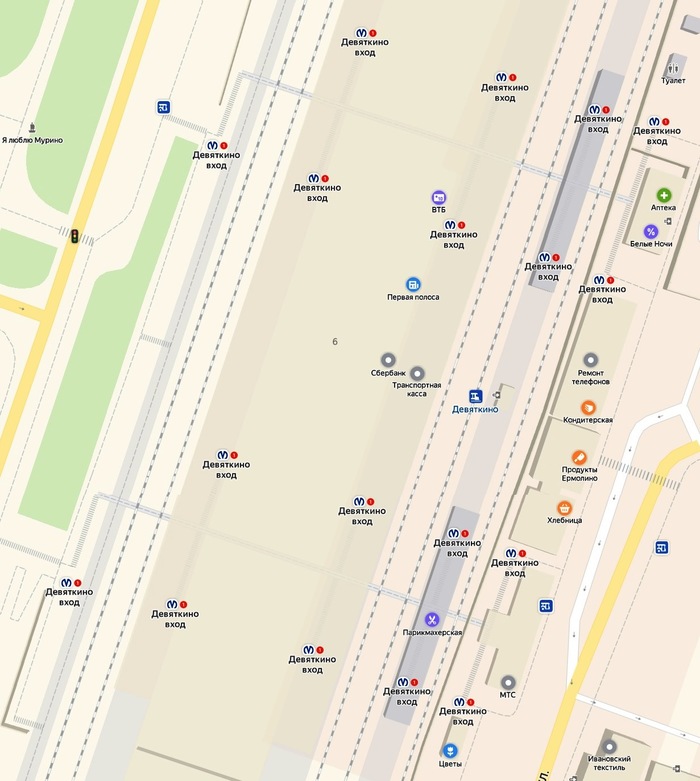 Встретимся у входа в метро Девяткино...