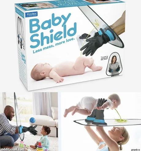 Protect yourself when in contact with your child - Inventions, Children, Parents, Funny, Gloves