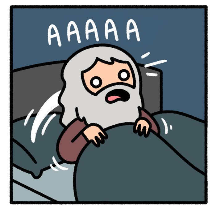 Horrible dream - Comics, Safely endangered, Translated by myself, Gandalf, Balrog, Nightmare, Longpost