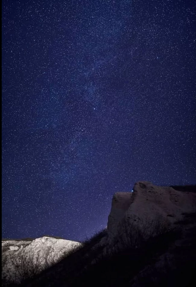 And the starry sky above your head - Belgorod region, Chalk Mountains, Longpost, The photo