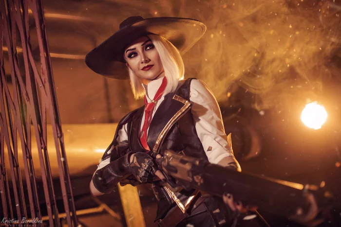Ashe by Vixena Siren - Cosplay, Russian cosplay, Overwatch, Ashe, Video game, Beautiful girl, Cowboys, Longpost, Girls