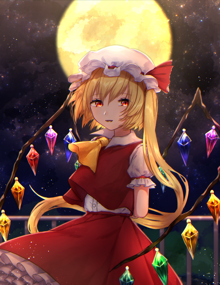 Flandre Scarlet Touhou, Flandre Scarlet, Anime Art, ,  , Mozuno