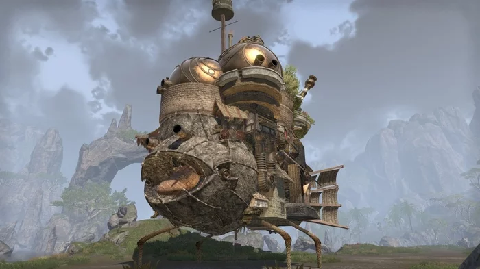 Howl's Moving Castle in TESO - The Elder Scrolls Online, Haul's walking castle