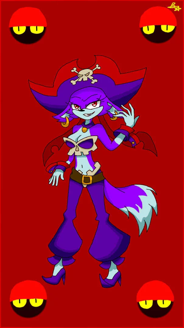 Risky Wolf - My, Sonic Fan, Shantae half-genie Hero