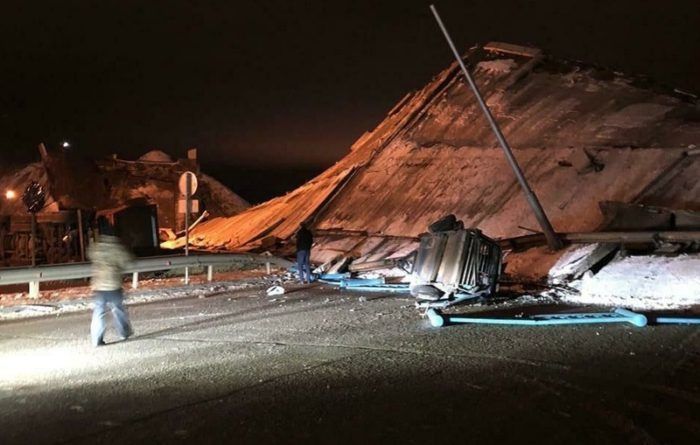 A road bridge collapsed in Orenburg - Orenburg, Incident on the bridge, Incident, Bridge, Longpost, Collapse, Negative