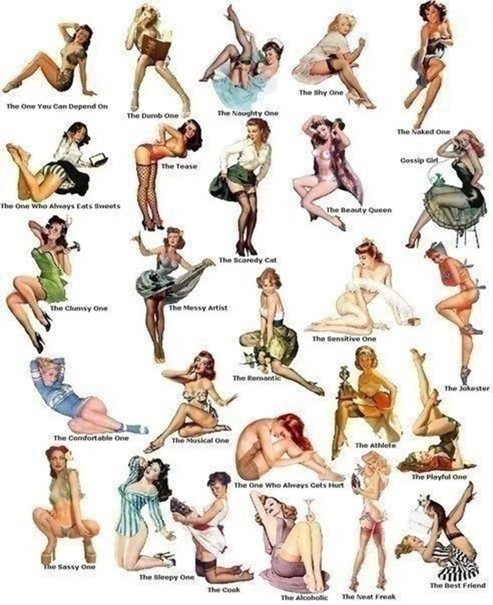 Pin-up style in pictures - NSFW, Pin up, Style, Longpost