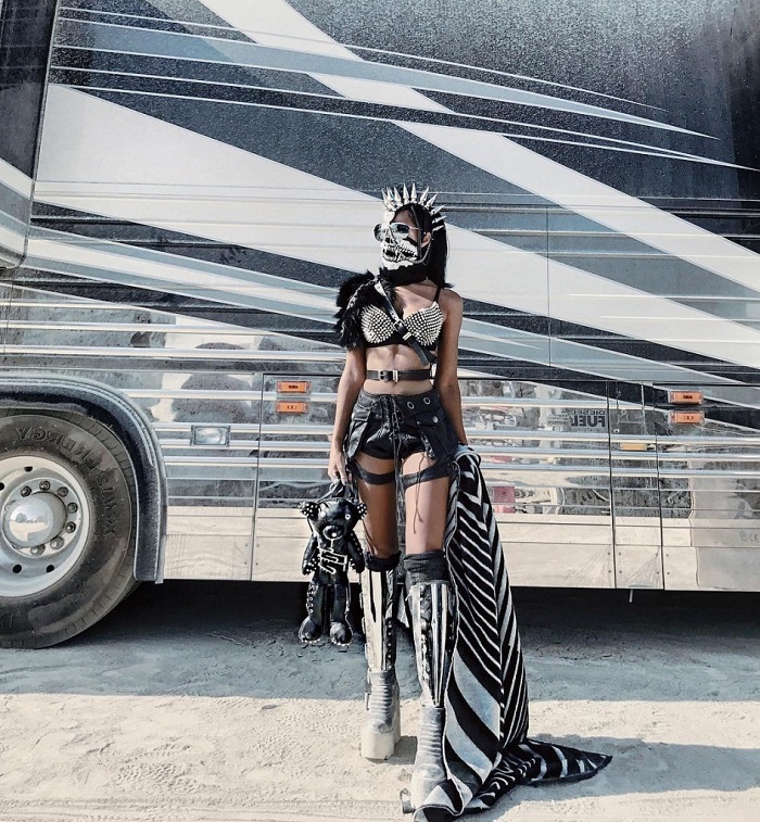 Girls Burning Man 2019 - The festival, The photo, Longpost, Burning man, Girls