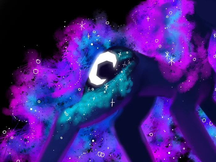 Light in the darkness - My, My little pony, Princess luna, Livitoza