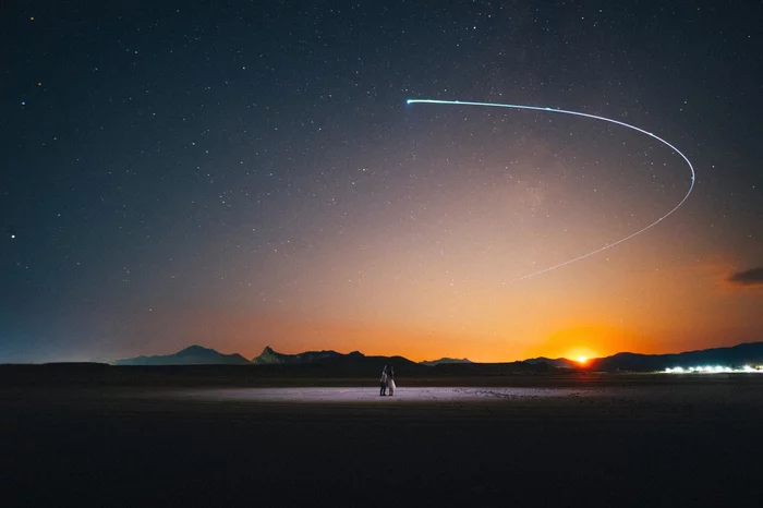 Night adventure - My, Night, Love story, Milky Way, Stars, Sky, Crimea, Longpost