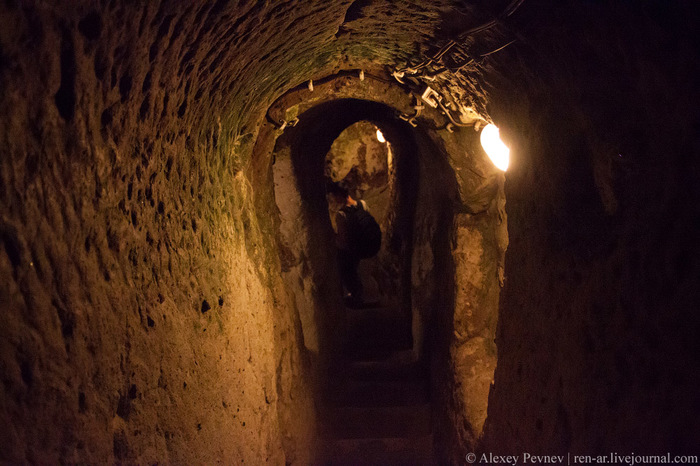 Подземный город Деринкую. Каппадокия. Турция Турция, Подземный город, Длиннопост