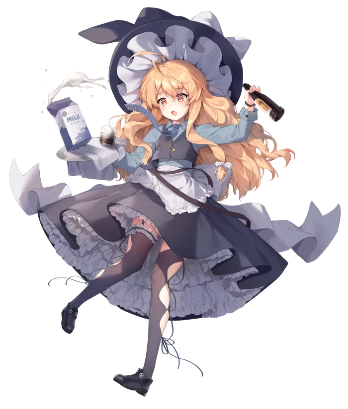 Kirisame Marisa - Touhou, Anime Art, Аниме, Kirisame Marisa, Hajin