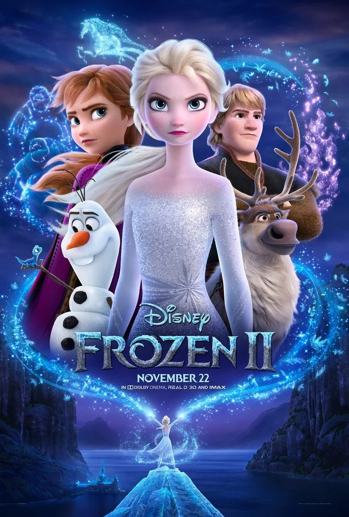 Frozen 2, 2019 - My, Frozen 2, Cartoons, Walt disney company, Elsa, Anna, Olaf, Longpost