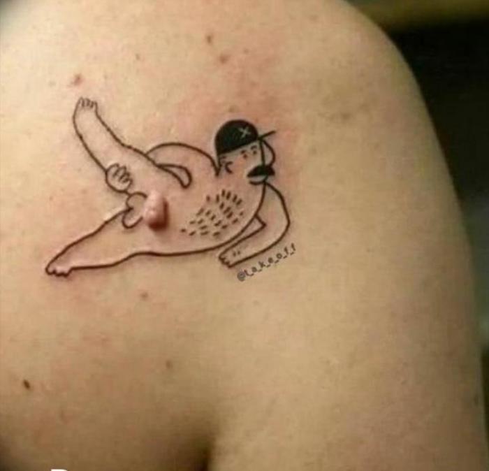 Funny tattoo - Tattoo parlor, Tattoo