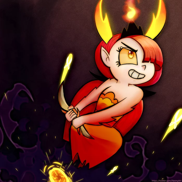 Hekapoo (Star Vs The Forces of Evil) - Моё, Star vs Forces of Evil, Арт, Рисунок