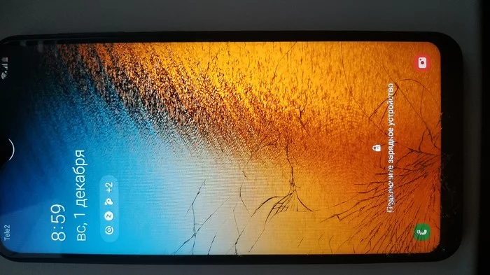 Replace the glass or the entire module? Samsung A105F - My, Samsung, Repair, Telephone, Help, Screen, Crack