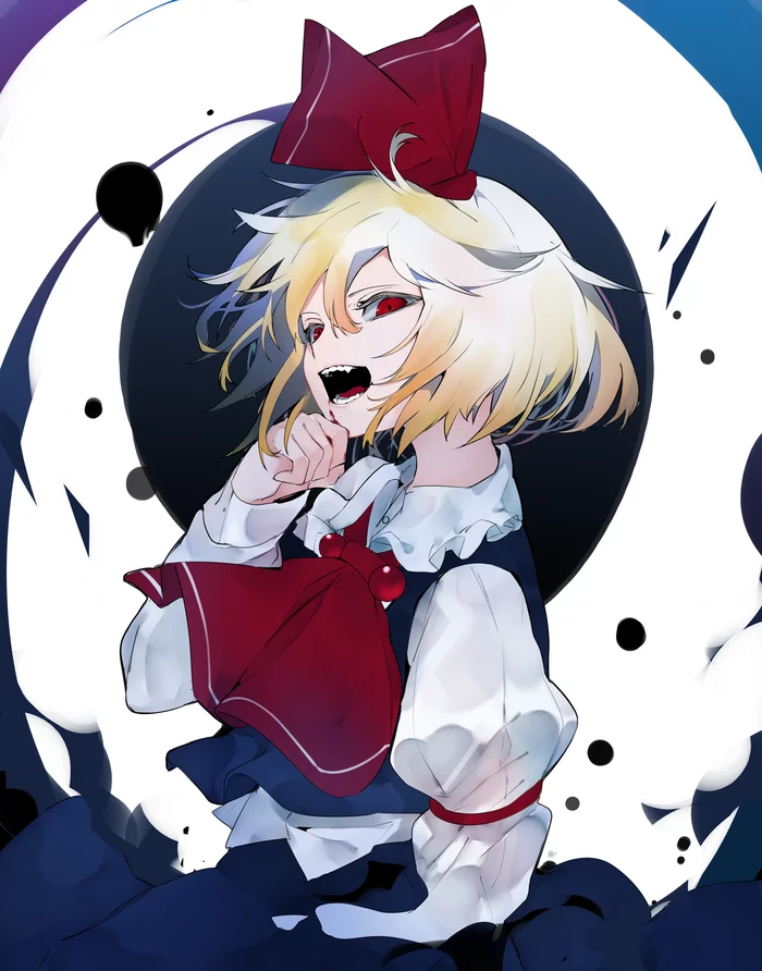 Rumia - Touhou, Rumia, Anime Art, Аниме, Не аниме, Ikurauni