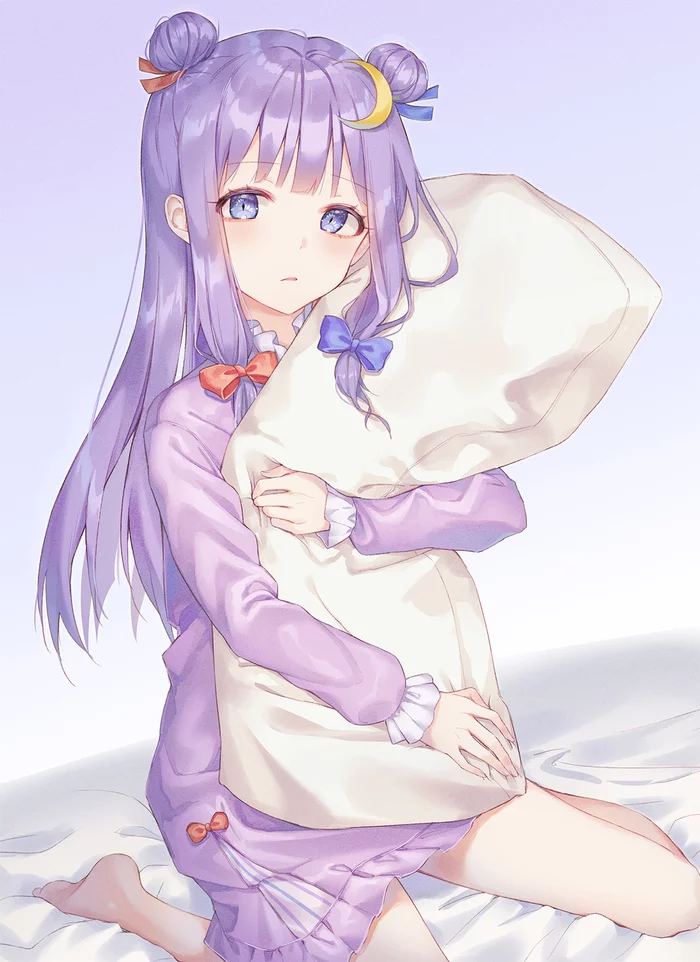 Patchouli Knowledge - Touhou, Patchouli Knowledge, Anime Art, Аниме, Не аниме, Cha chya