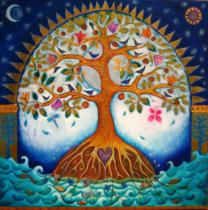 Episode XV Tree - My, Meditation, Element, Tree, Consciousness, Universe, Esoterics, Fantasy, Space, Longpost