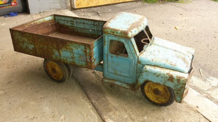 The second life of a toy truck - Toys, 3D печать, Numbers, Restoration, Needlework with process, Longpost, Irony