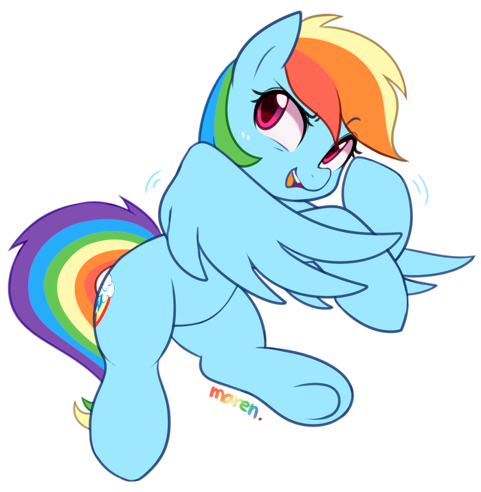  My Little Pony, Ponyart, Rainbow Dash, Marenlicious