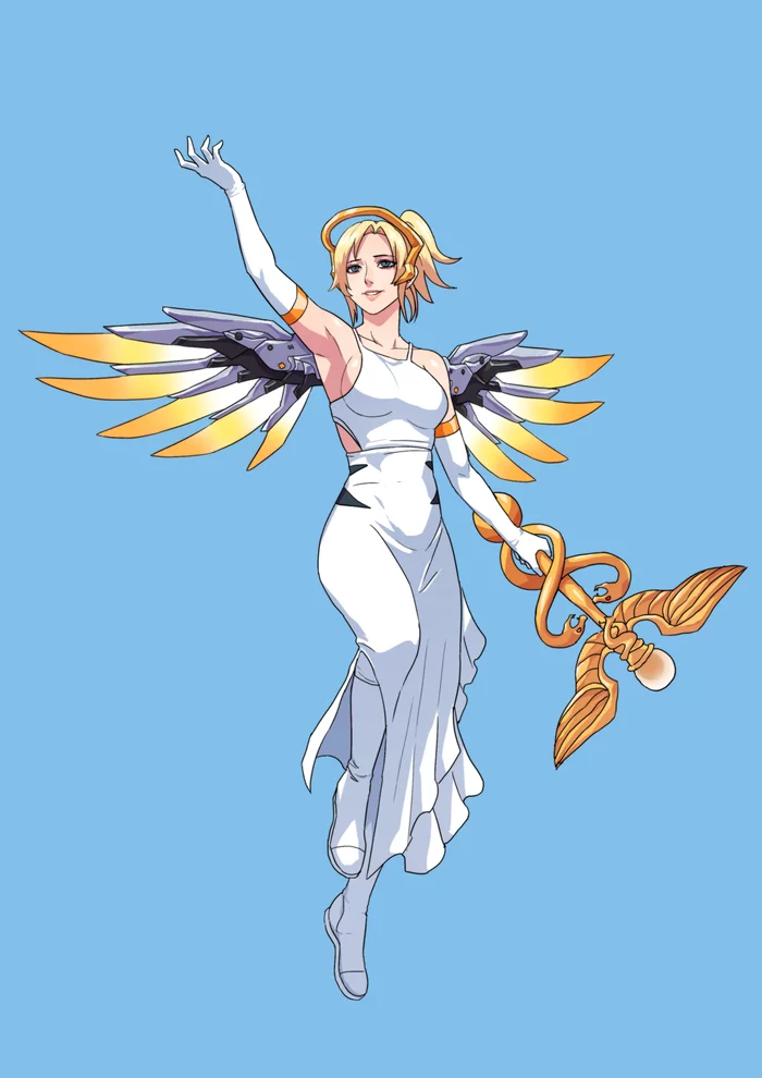 Mercy - Cirenk, Overwatch, Mercy, Games, Art