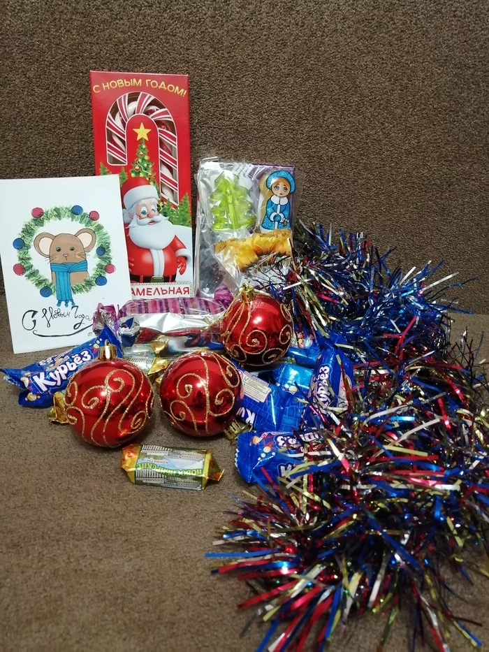 New Year exchange Novosibirsk-Kazan - My, Secret Santa, New Year, 2020, Longpost, Gift exchange, Gift exchange report