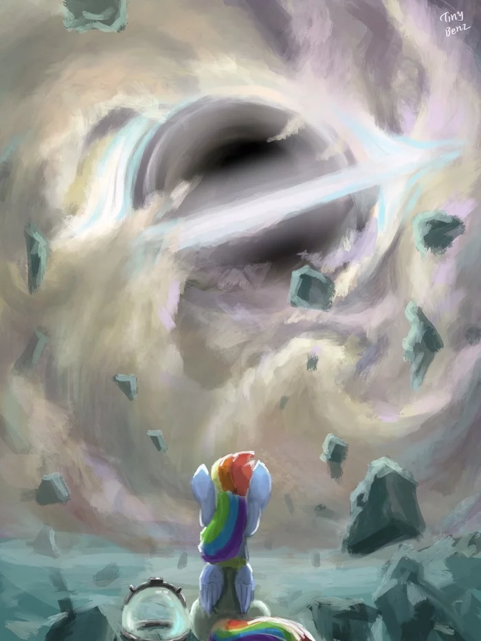 Horizon Signal - My little pony, PonyArt, Rainbow dash, Tinybenz