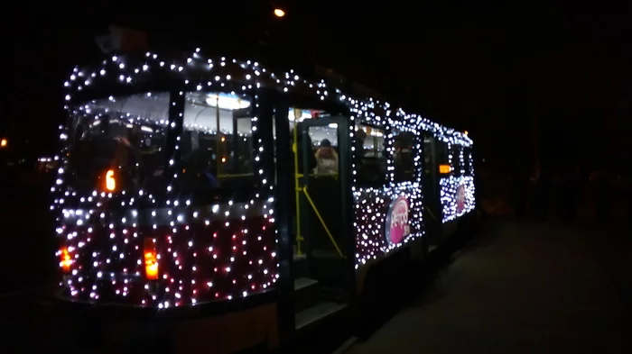 Pre-Year emotions... - My, Tram, Nizhny Novgorod, New Year, Longpost