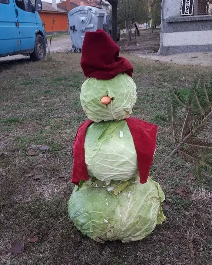 Skit - New Year, snowman, Cabbage