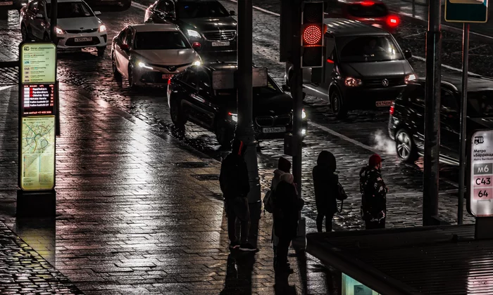 Moscow at night - My, The photo, Moscow, Street photography, Longpost