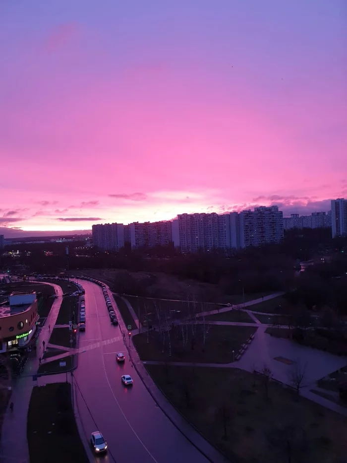 Beauty without filters - My, Moscow, Borisovo