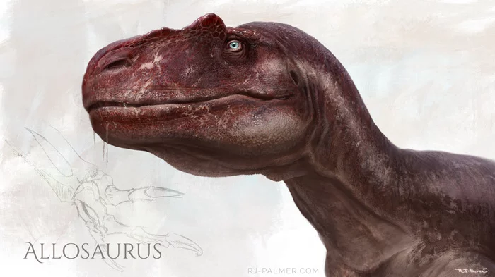 Allosaurus - Динозавры, Доисторические животные, Животные, Аллозавр, Арт