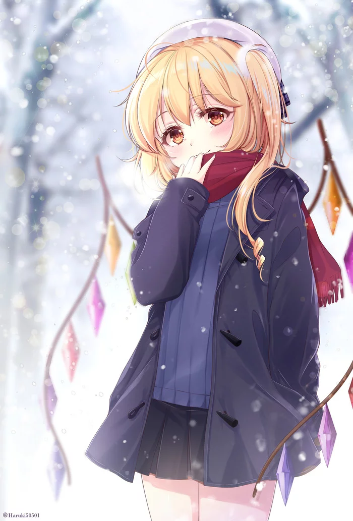 Flandre Scarlet - Touhou, Flandre scarlet, Anime art, Anime, Not anime, Haruki