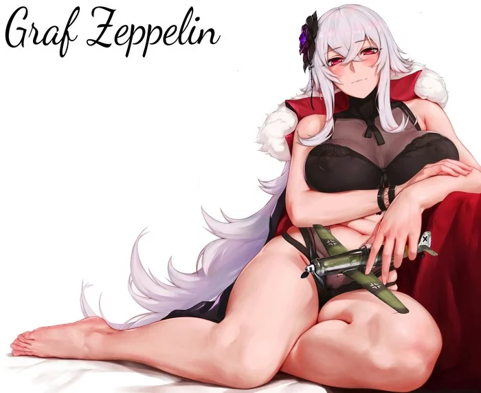 Graf Zeppelin - NSFW, Azur lane, Graf Zeppelin, Sugoi dekai, Anime art, Anime, Art