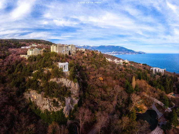 Yalta, view of the Solar Path (royal path) Crimea 2019 - My, Crimea, Yalta, Landscape