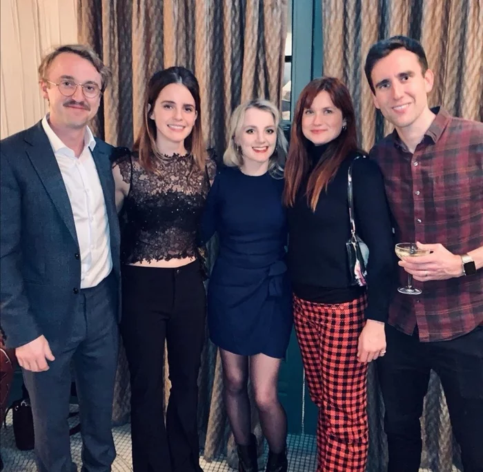 Actors from Harry Potter 8 years later - Harry Potter, Tom Felton, Emma Watson, The photo, Evanna Lynch, Bonnie Wright, Matthew Lewis