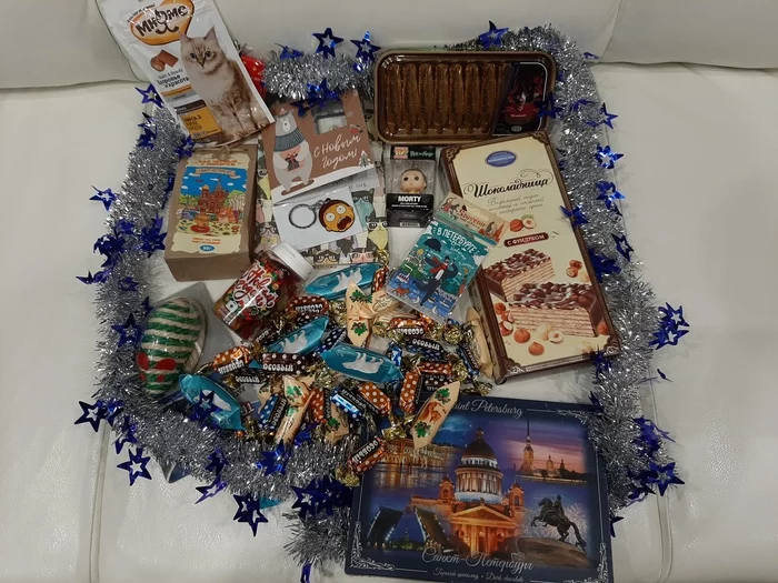 ADM St. Petersburg Neryungri - My, Secret Santa, New Year, Gift exchange report, Longpost, Gift exchange, cat, New Year's gift exchange