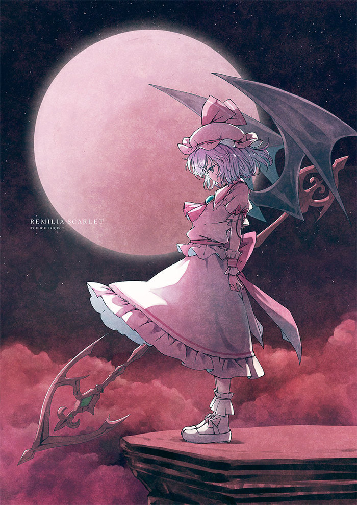 Remilia Scarlet ,  , Touhou, Remilia Scarlet, Anime Art