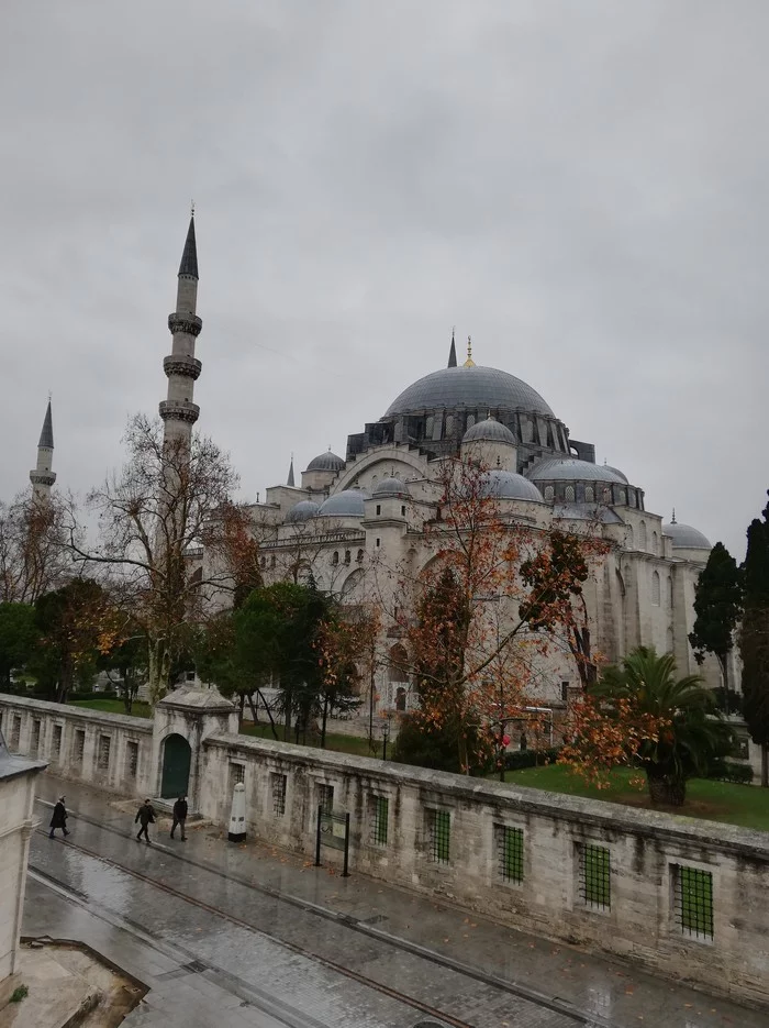 A little Christmas Istanbul - Suleymaniye Mosque, My, Istanbul, Christmas, First post, Longpost