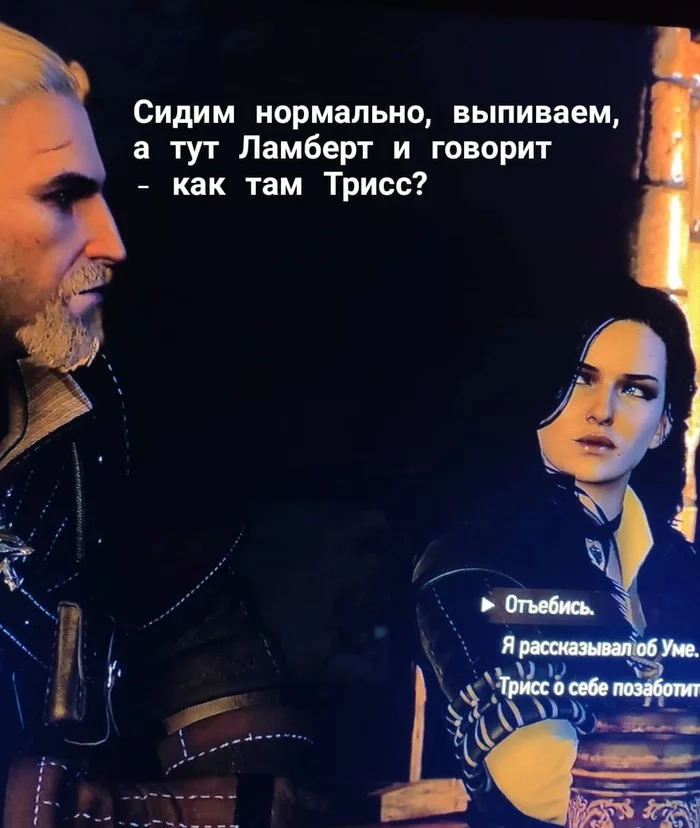 Lambert, Lambert... Walrus horseradish - My, Witcher, Lambert