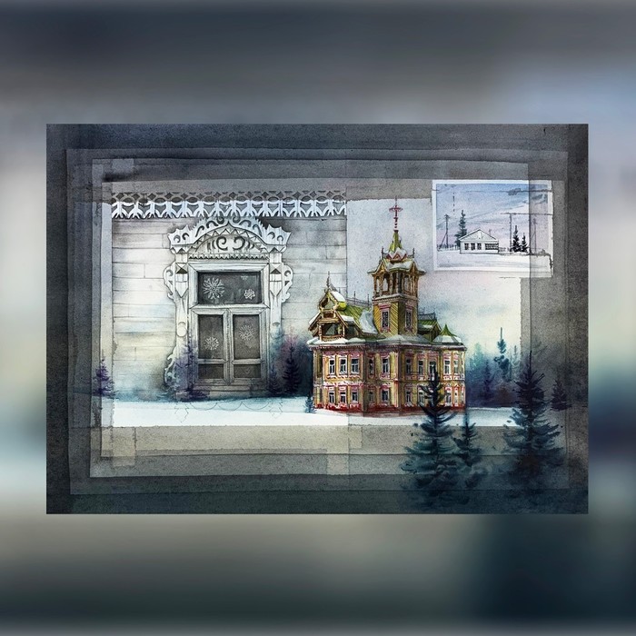 Сборная акварельная солянка