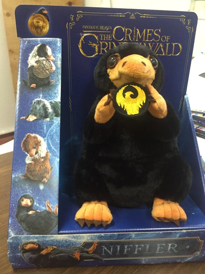 Snuffling variant with a new coin - My, Fantastic Beasts, Nyuhler, Plush Toys, Fantastic Beasts and Where to Find Them
