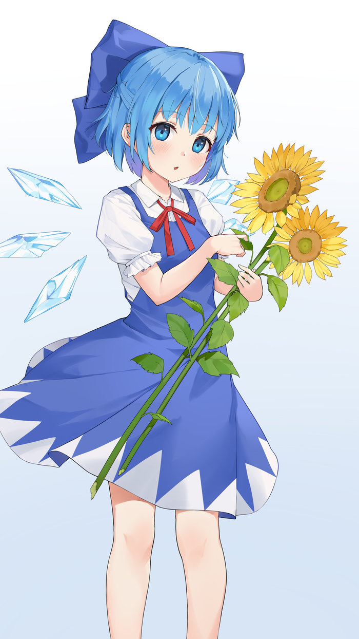 Cirno Touhou, Cirno, Anime Art, ,  , Dishiren